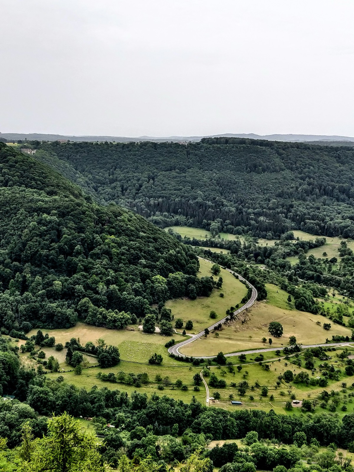 Kurven auf der Schwäbischen Alb